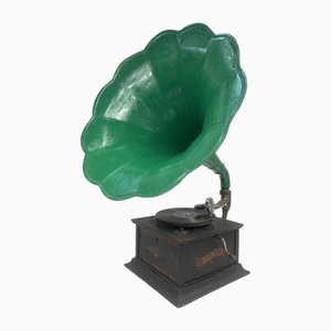 Gramófono Leo-Phone antiguo, década de 1890