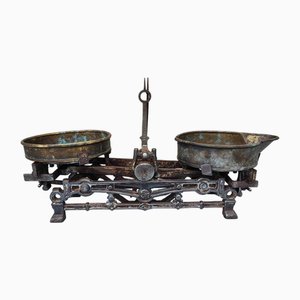 Scale 3 Kg mit Messingpfannen, 1890er