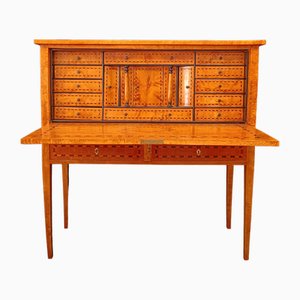 Antique Secretary in Birch, 1880s