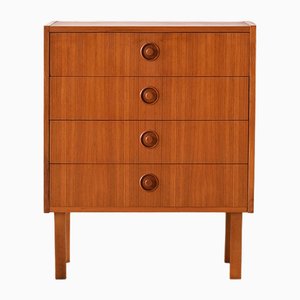 Small Chest of Drawers with Four Drawers, 1960s