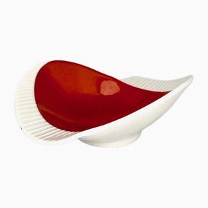Cenicero Mid-Century moderno de porcelana de Wunsiedel Bavaria, años 60