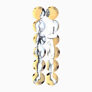 Set d'Assiettes Adamo par Piero Fornasetti, 1980s, Set de 12