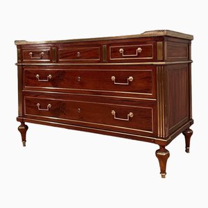 Vintage French Commode in Mahogany
