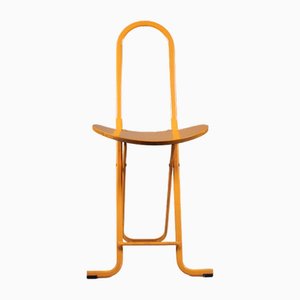Chaise Dafne Orange par Gastone Rinaldi pour Thema, 1970s