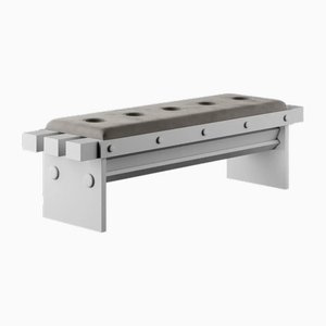 Yishun Wood Bench in Green by Marnois