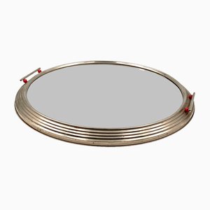 Large Art Deco Mirrored Tray, France, 1930s