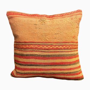Handmade Striped Wool Cushion