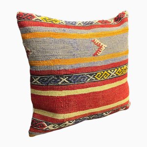 Cuscino Kilim colorato fatto a mano
