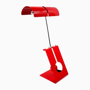 Red Picchio Woodpecker Table Lamp by Mauro Martini for F.lli Martini, Italy, 1970s