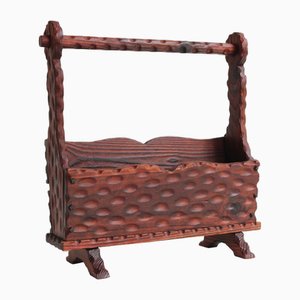 Brutalistischer Spanischer Zeitschriftenständer aus Schmiedeeisen, 1960