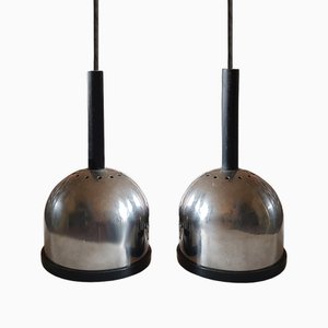 Lampade a sospensione di Gae Aulenti per Stilnovo, Italia, anni '70, set di 2