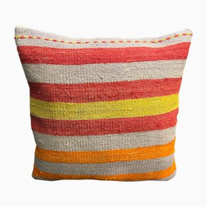 Handmade Stripe Multicolor Cushion