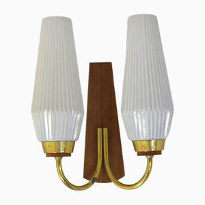 Lampe de Sac Mid-Century à Deux Ampoules, 1960s