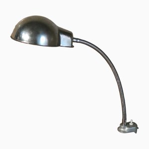 Lampe aus Stahl mit Klemme, 1970er