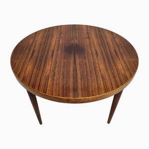 Round Rosewood Dining Table from Skovmand & Andersen, 1960s