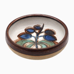 Vintage Glazed Ceramic Bowl by Noomi Backhausen for Søholm Keramik, 1970s