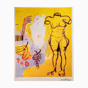 Jean-Michel Basquiat, Komposition, Lithographie, 1980er