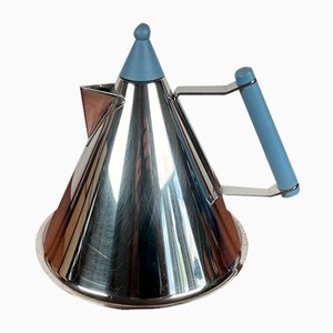 Postmoderner deutscher Wasserkocher aus Edelstahl von Fissler, 1980er
