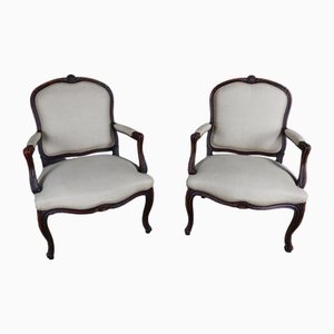 Set of Louis XV Armchairs, 1890s