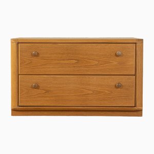 Brown Oak Dresser, 1980s