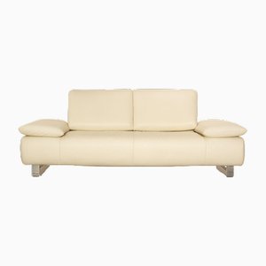 Goya Two-Seater Sofa in Cream Leather from Koinor