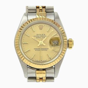 Datejust Watch in Gold and Steel Automatic Dial from Rolex