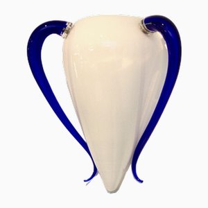 Applique da parete Venexiana in vetro di Murano soffiato a mano attribuita a Barovier & Toso, anni '90