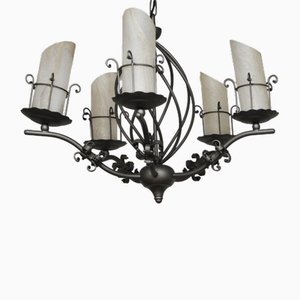 Decorative Cast Iron Chandelier attributed to Lampadari, 2000s