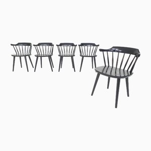 FH01 Dining Room Chairs by Yngve Ekstrom for Pastoe, 1960s, Set of 5