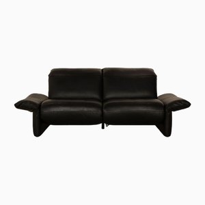 Elena Three-Seater Sofa in Black Leather from Koinor