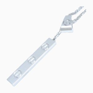 Love Y-Shape Necklace in White Gold from Cartier