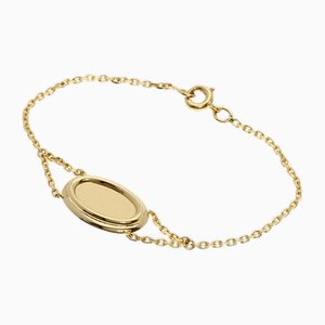 Baignoire Oval Plate Bracelet in Yellow Gold from Cartier