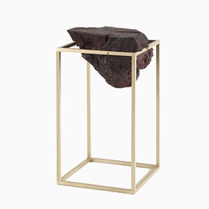 Antivol Large Side Table in Brass by CTRLZAK for JCP Universe