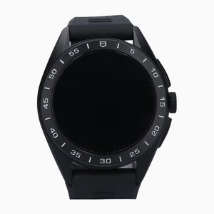 Schwarze Connected Calibre E4 Smartwatch von Tag Heuer