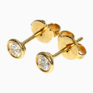 Yellow God By the Yard Diamond Earrings from Tiffany & Co., Set of 2