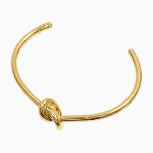 Brass & Gold Knot Thin Bracelet from Cartier