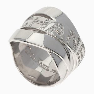 Bordic Diamond Ring in 18k White Gold from Chanel