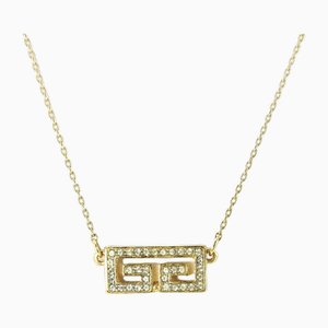 Metal Gold Plated Rhinestone Necklace from Givenchy
