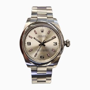 Silver Oyster Perpetual Watch from Rolex