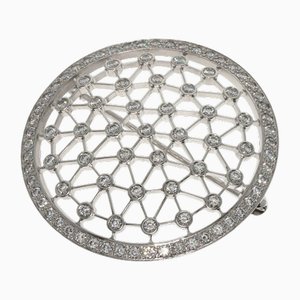 Platinum Voile Diamond Brooch from Tiffany & Co.