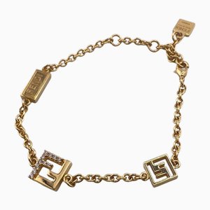 Gold Zucca Bracelet from Fendi