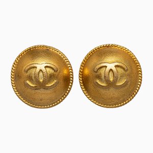 CC Clip on Earrings from Chanel