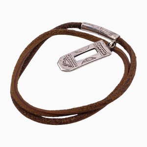 Braunes Touareg 925 Armband von Hermes