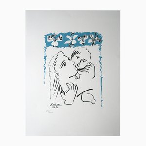 After Pablo Picasso, Mother and Child, Lithograph