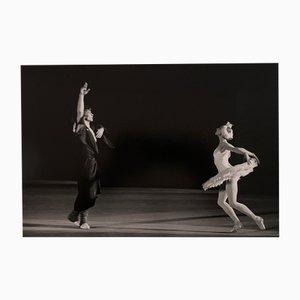 Jacques Violet, Natalia Makarova and Rudolf Nureyev in Swan Lake, 1973, Silver Print