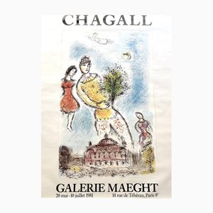 Paris Opera Maeght Poster von Marc Chagall