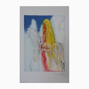 Salvador Dali, Horses, Lady Godiva, Lithograph
