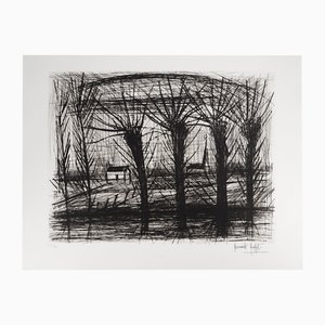 Bernard Buffet, Willows by the River, Original Engraving