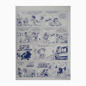 André Franquin, Gaston Lagaffe: The Belgians Are the Strongest, Screen Print