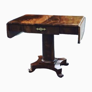 Antique Mahogany Biedermeier Side Table